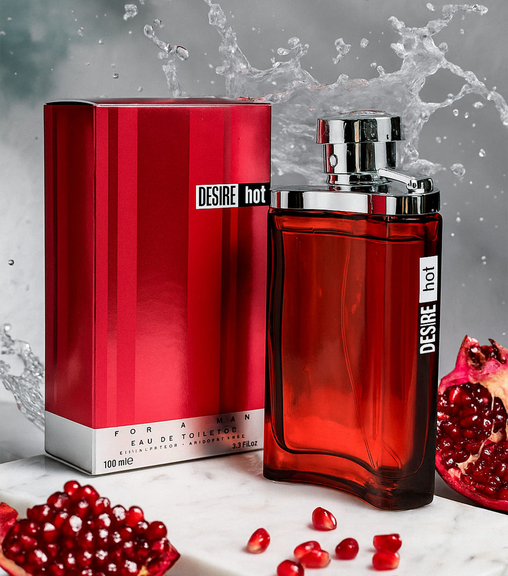 Desire Hot Red for Men - Eau De Parfume - 100ml