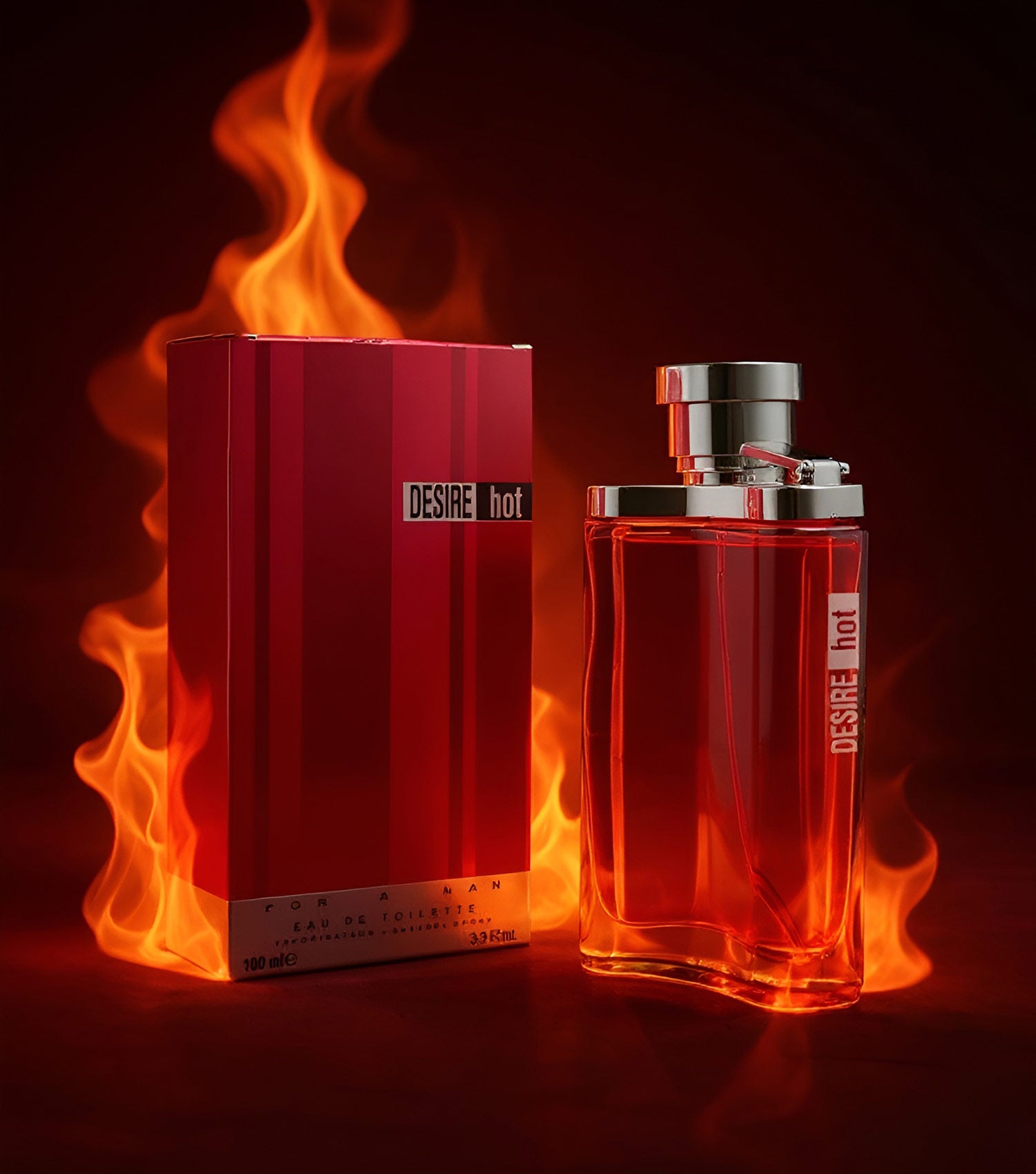 Desire Hot Red for Men - Eau De Parfume - 100ml